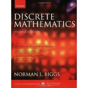  Discrete Mathematics [Paperback] Norman L. Biggs Books