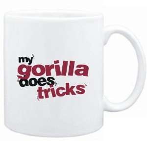    Mug White  My Gorilla does tricks  Animals