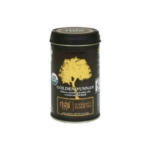 Rishi Tea Ancient Tree Organic Black Tea, Loose Leaf, Golden Yunnan, 3 