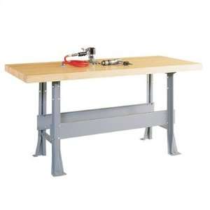   Two Station Workbench with Steel Legs Vise 2 Vises