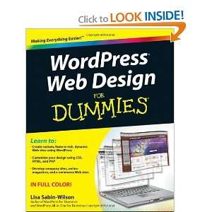 WordPress Web Design For Dummies (For Dummies (Computer/Tech 