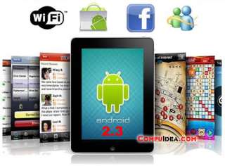 10 Google Android 2.3 Tablet PC 4GB Wi Fi HDMI GPS Touch Screen Pad 