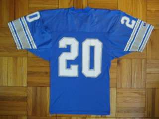 1992 Authentic Lions Barry Sanders jersey RUSSELL 40 PRO Line