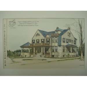  House for John D. Fitzgerald , Merchantville, NJ 