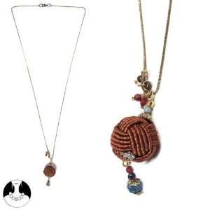 Long Necklace 80 Cm Chocolate Brown M Fonc/Choc/Smok Top Necklace Long 