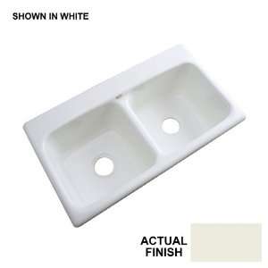  Dekor Double Basin Acrylic Topmount Kitchen Sink 64506 