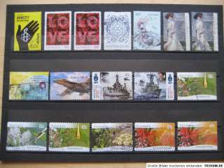 NEW  Australia 2011 used 55 stamps incl. 13 SHEET STAMPS & AAT 