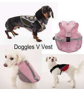 Harness Doggles V Vest Breathable w/spandex Mesh liner reflective XXS 