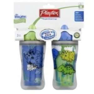   Spill Proof Sippy Cups, 2 Sippy Cups, BPA Free, 9 Oz/266 ml, DINOSAURS