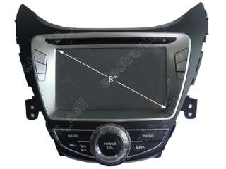 Car DVD Player GPS Navigation System fit 2012 Hyundai Elantra 