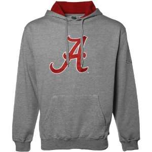 Alabama Crimson Tide Ash Classic Twill Hoody Sweatshirt (X 
