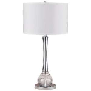  Abaco Crystal and Metal Table Lamp