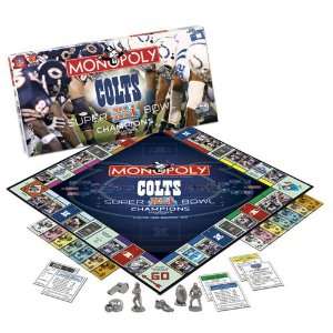  Indianapolis Colts Super Bowl XLI Champions Monopoly by 