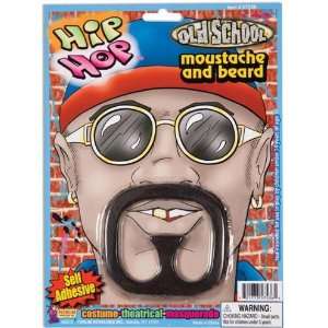   Hip Hop Rapper Mustache Costume Goatee Beard Moustache Toys & Games
