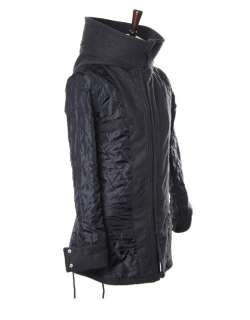 New Mens Korea Style Wool Slim Fit Winter Hood Long Jacket Coat Black 
