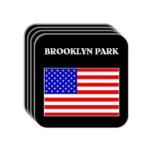  US Flag   Brooklyn Park, Minnesota (MN) Set of 4 Mini 
