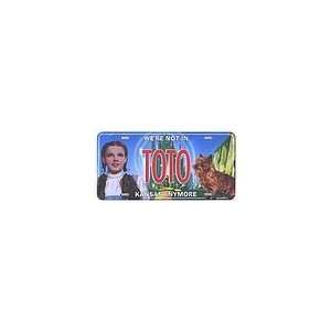  Wizard of Oz License Plate TOTO Automotive