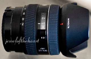 Minolta 24 105mm (D) Lens 9 Sony A33 A55 A77 A300 A350 A380 A390 A500 