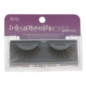   Invisibands Lashes 100% Human Hair BROWN (Item Wispies) Beauty
