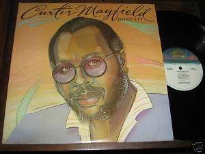 Curtis Mayfield 80s R&B SOUL LP Honesty 1982 USA ISSUE  