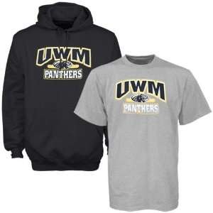  Wisconsin Milwaukee Panthers Black Hoody Sweatshirt & T 