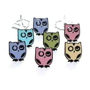  Eyelet Outlet Brads Winking Owl Pastel; 3 Items/Order 