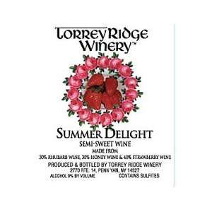 Torrey Ridge Winery Strawberry Rhubarb Summer Delight 