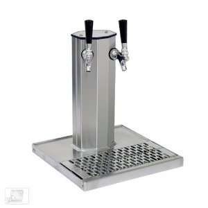   CT 2 MFR Stainless Steel 2 Faucet Column Tower