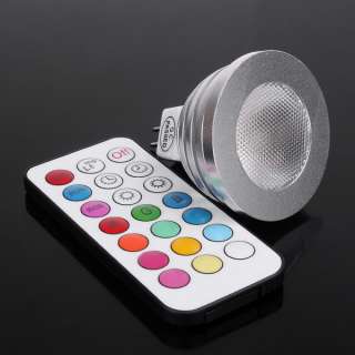   RGB Light Colorful Bulb Lamp + Remote Control 2 Million Colors  