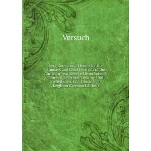  Ed. by C.C.J. Bunsen by C. Winkworth (German Edition) Versuch Books
