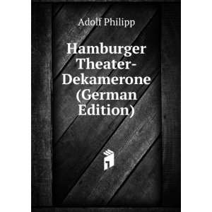  Hamburger Theater Dekamerone (German Edition 