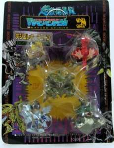 Digimon Pendulum Nature Spirits 5 Piece Set Keychain PVC Figurine Set 