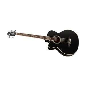   Egb2s Left Handed Acoustic Electric Bass Black Musical Instruments