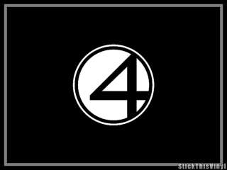 Fantastic Four Movie Logo Decal Vinyl Sticker (2x)  