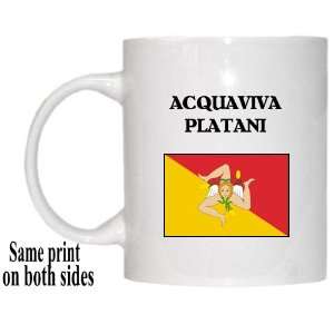    Italy Region, Sicily   ACQUAVIVA PLATANI Mug 