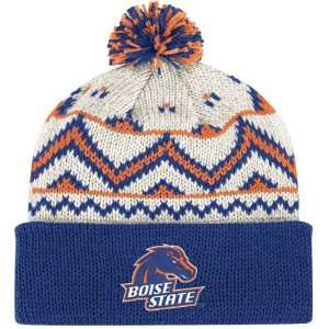  Boise State Broncos adidas Oatmeal Cuffed Knit Hat Sports 