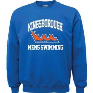  Kingsborough Community College Wave Royal Blue Youth Mens Swimming 
