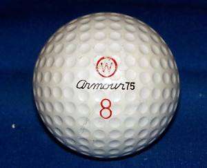 Vintage Worthington Tommy Armour 75 Signature Golf Ball  