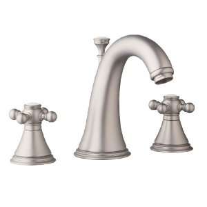   Spout Wideset Lavatory, Infinity Satin Nickel (Handles Not Included
