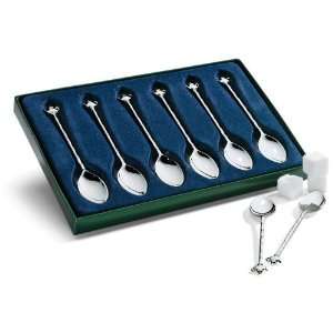 Silver Plated Tea Demi Spoons   Set of 6