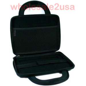 Black Briefcase Hard Shell Case Bag for Nook Color  