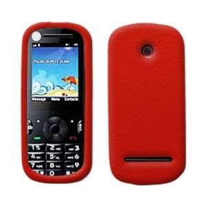  Evercell Motorola Cadbury VE440 Silicone Case   Red 