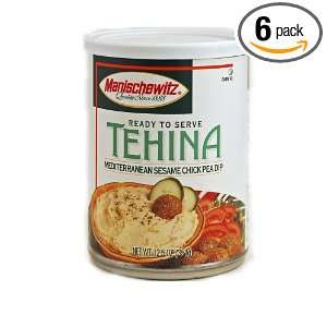 MANISCHEWITZ RTS Tehina, 12.5 Ounce Tins (Pack of 6)  