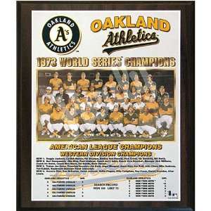  1973 Oakland Athletics World Series Champions Team 13x16 
