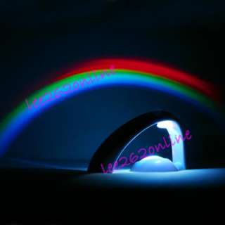 Romantic LED Rainbow Projector Color Night Lamp Light II