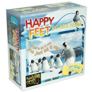  Happy Feet 100 Piece Icy Glow Puzzle, Let it Out Toys & Games