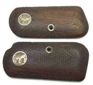 Vintage Walnut Presentation Grips Colt 1903 / 1908 Pocket Hammerless 