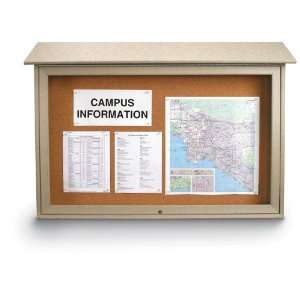   52 x 40 Top Hinged Message Center by United Visual 