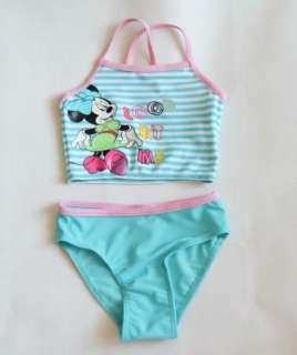 Girls Minnie Mouse Baby Bikini Swimsuit Swimwear Holiday Bathers 1 6Y 