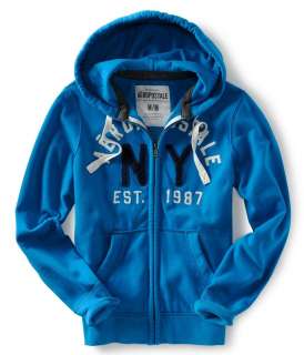 Aeropostale mens NY full zip hoodie sweatshirt   Style 3438  